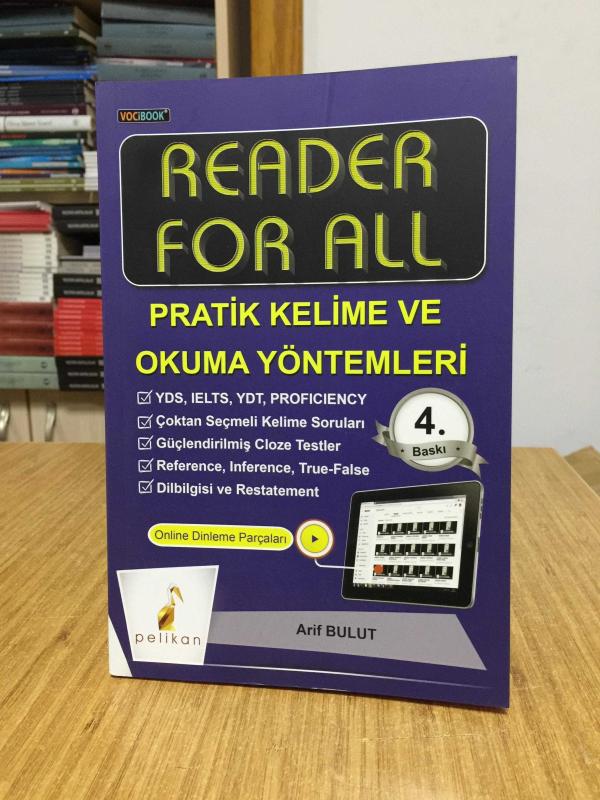 Reader For All Pratik Kelime ve Okuma Yöntemleri Pelikan Yayınevi 4.Baskı