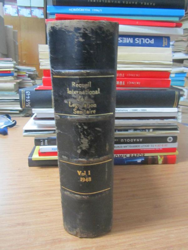 Recueil International de Legislation Sanitaire - Vol 1  No 1 - Year 1948 - Organisation Mondiale De La Sante