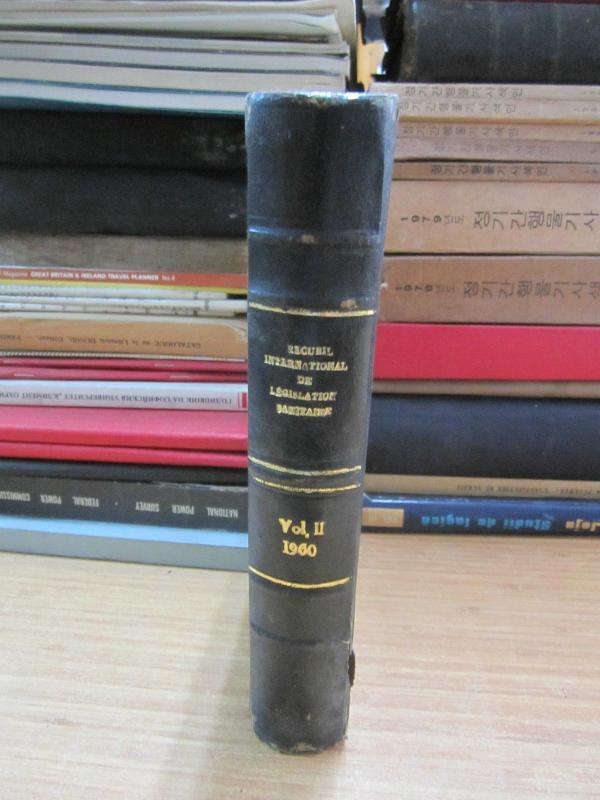Recueil International de Legislation Sanitaire - Vol 11 - Year 1960 - Organisation Mondiale De La Sante (Palais Des Nations)