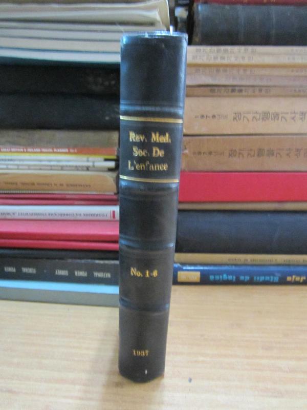 Resultats De L'adaptation Sociale Des Anormaux De L'intelligence et du Caractere (Travail de la Clinique Annexe de Neuro-Psychiatrie Infantile) - Heuyer & Horinson - No 1-6 , Year 1937