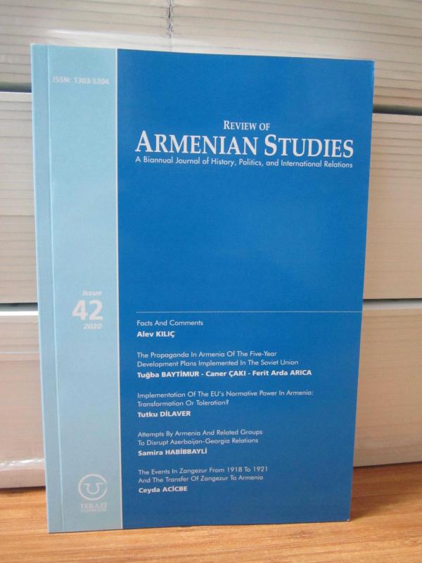 Review of Armenian Studies Issue 42 - 2020
