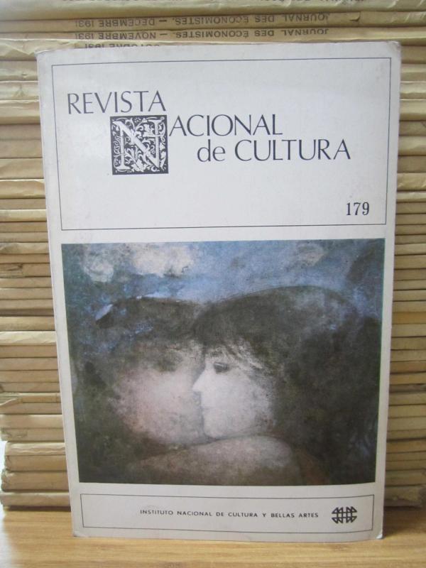 Revista Nacional de Cultura No 179 - Instituto Nacional de Cultura Y Bellas Artes 1967