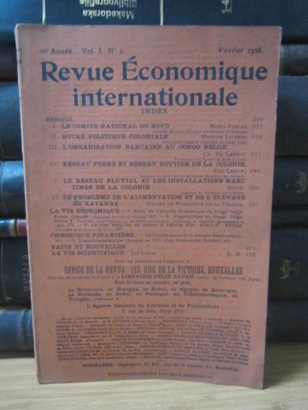 Revue Economique Internationale - 20e Annee - Vol 1 - No 2 - Fevrier 1928