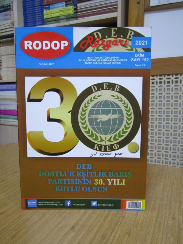 RODOP RÜZGARI Dergisi - Sayı 152 - Ekim 2021