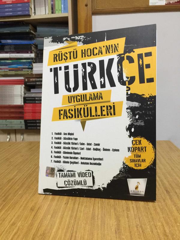Rüştü Hocanın Türkçe Uygulama Fasikülleri Tamamı Video Çözümlü Pelikan Yayınevi