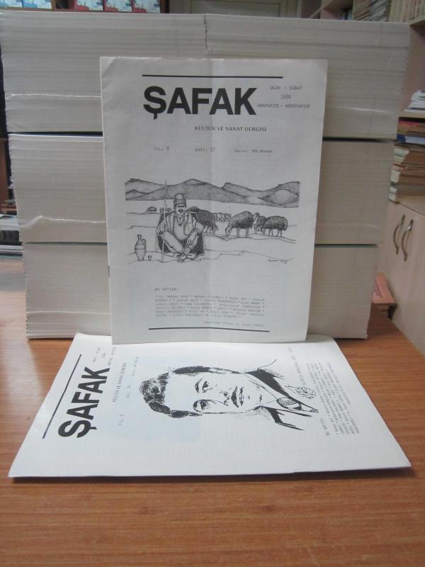 ŞAFAK Kültür ve Sanat Dergisi - 1994 Yılı Tüm Sayılar TAKIM (Sayılar: 37-38-39-40-41-42)