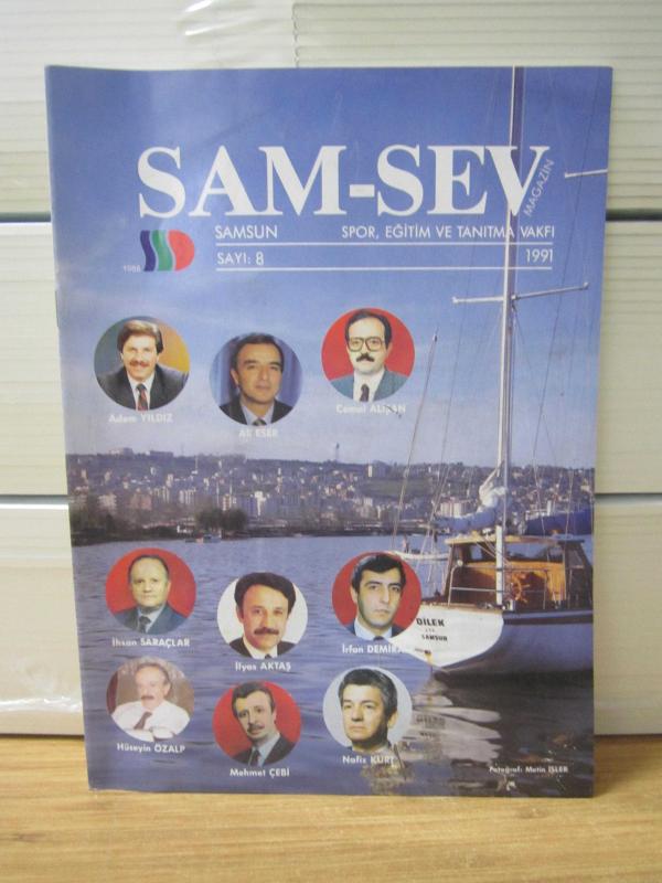 SAM-SEV Magazin - Sayı 6 - Yıl 1991 - Samsun Spor Eğitim ve Tanıtma Vakfı