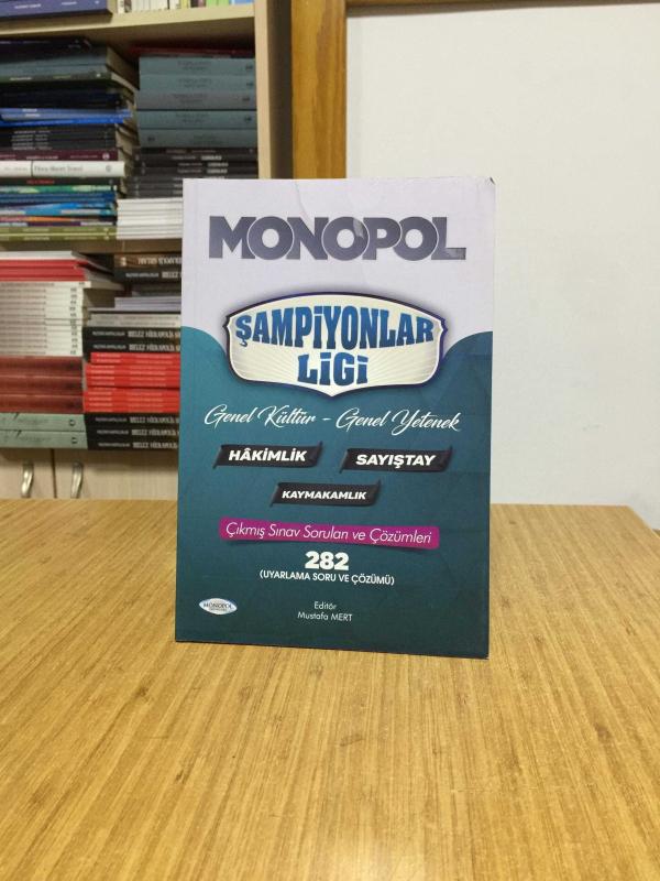 Şampiyonlar Ligi Genel Yetenek Genel Kültür Çıkmış Sorular Monopol Yayınları