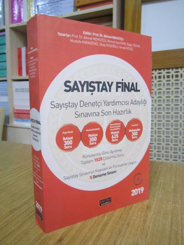 Sayıştay Final Sayıştay Denetçi Yardımcısı Adaylığı Sınavına Son Hazırlık - Prof. Dr. Ahmet Nohutçu