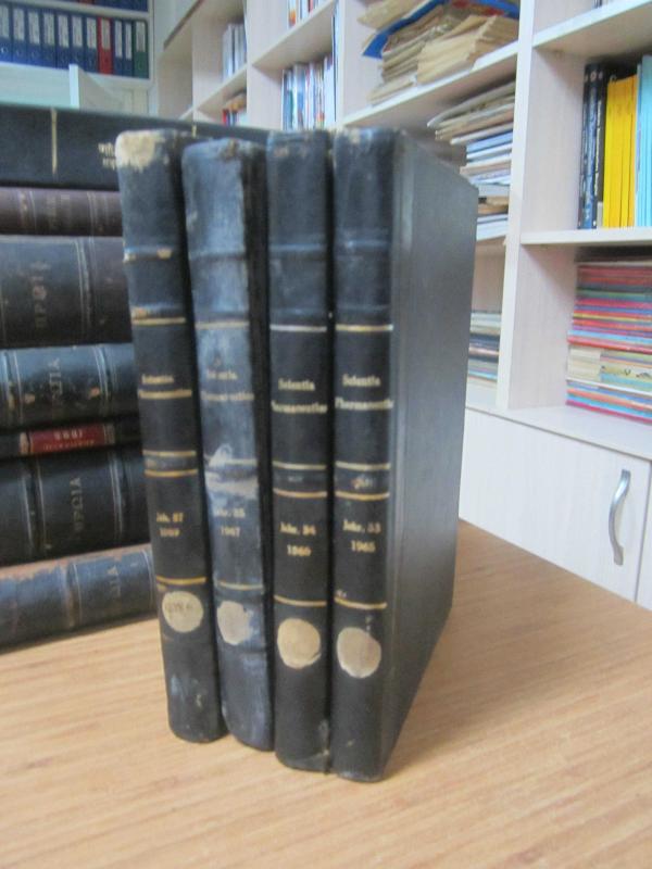 Scientia Pharmaceutica Wissenschaftliches Organ Der Osterreichschen Apothekerschaft - 1965 Jahr. 33 - 1966 Jahr. 34 - 1967 Jahr. 35 - 1969 Jahr. 37