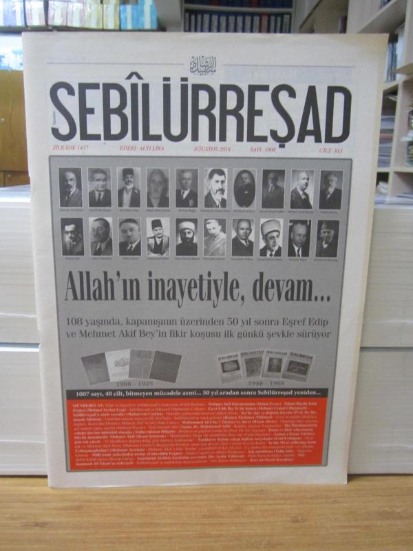 Sebilürreşad Dergisi - Sayı 1008 - Ağustos 2016