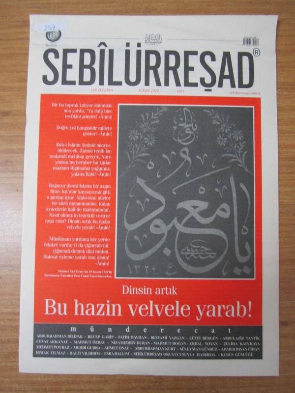 Sebilürreşad Dergisi - Sayı 1051 - Nisan 2020