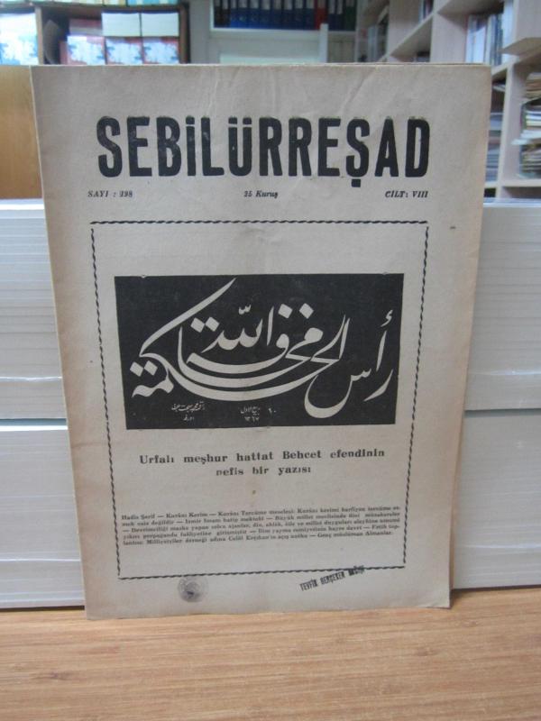 Sebilürreşad Dergisi - Sayı 198 - Cilt VIII