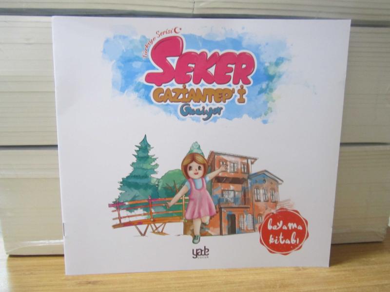 ŞEKER TÜRKİYE SERİSİ: ŞEKER GAZİANTEP'İ GEZİYOR [Boyama Kitabı]