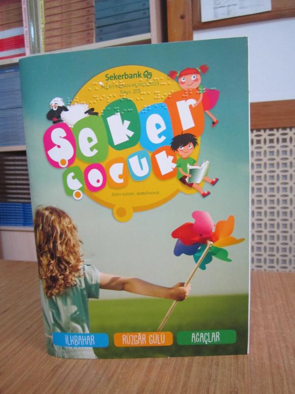 Şekerbank Şeker Çocuk - Sayı 215 / Mart Nisan Mayıs 2023 [ Görme Engelliler için Braille Baskı ]