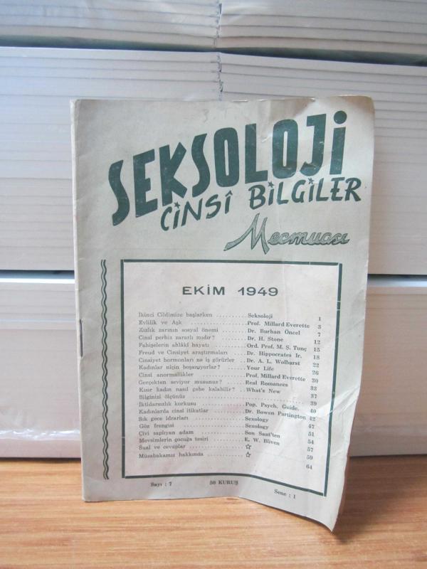 SEKSOLOJİ CİNSİ BİLGİLER MECMUASI SAYI: 7 - EKİM 1949