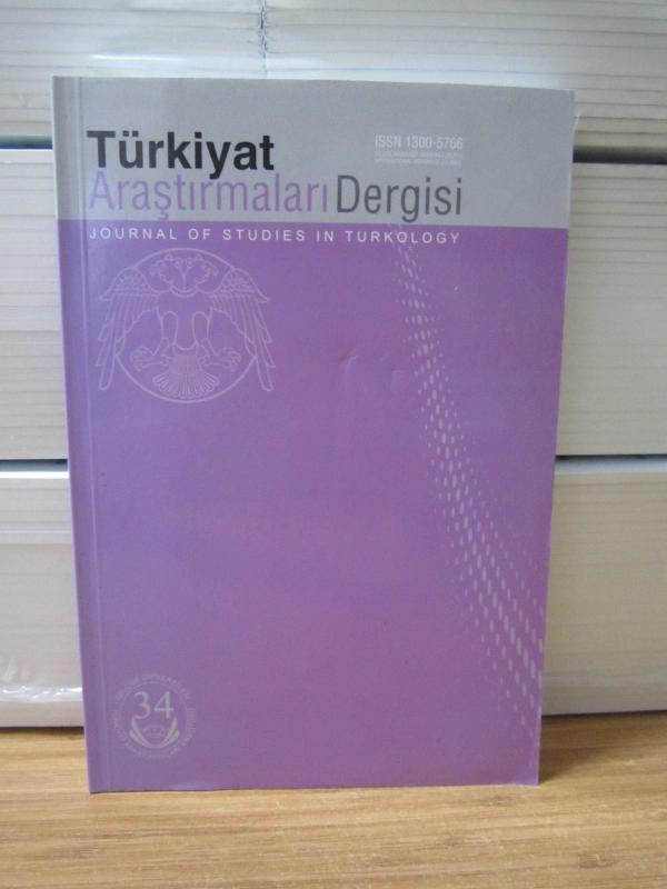 Selçuk Üniversitesi Türkiyat Araştırmaları Enstitüsü Dergisi - Sayı 34 - Yıl 2013