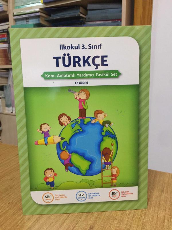 SEV Okulları İlkokul 3. Sınıf TÜRKÇE Konu Anlatımlı Yardımcı Fasikülleri / Ödev Fasikülleri Fasikül 6