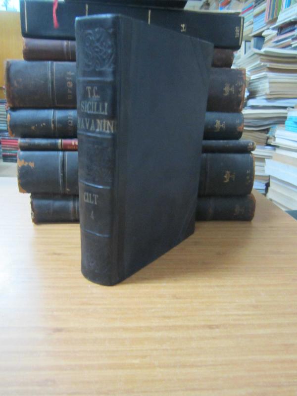 Sicilli Kavanini Cilt 4 - Birinci Kısım - 18 Haziran 1927 - 28 Mayıs 1928 - Ciltli