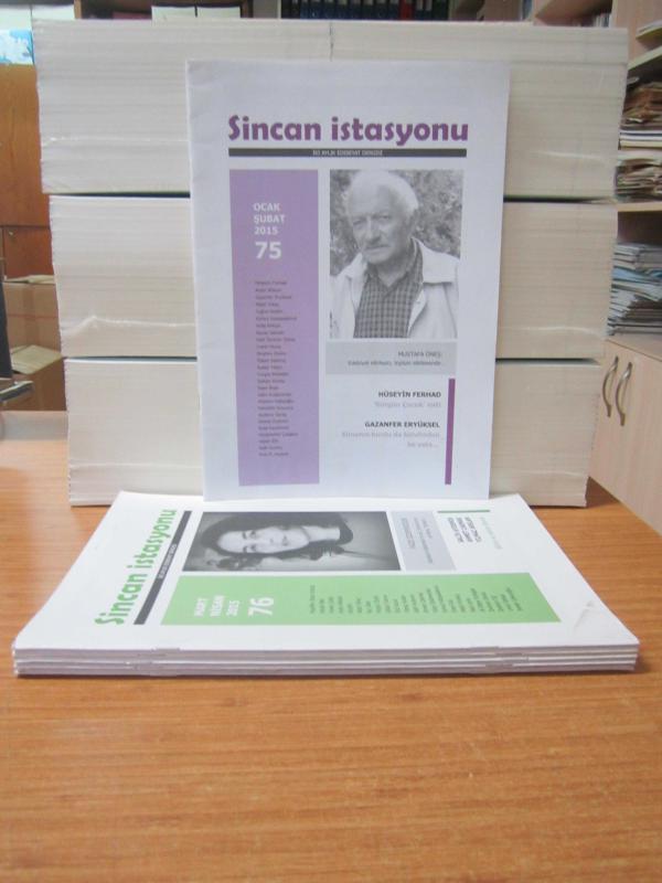 SİNCAN İSTASYONU Dergisi - 2015 YILI TÜM SAYILAR TAKIM (Sayılar: 75-76-77-78-79-80)