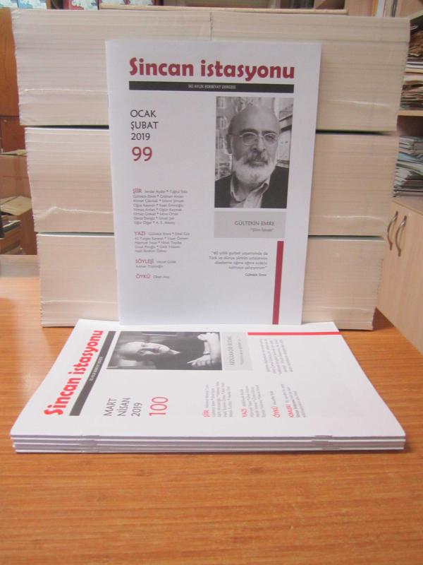 SİNCAN İSTASYONU Dergisi - 2019 YILI TÜM SAYILAR TAKIM (Sayılar: 99-100-101-102-103-104)