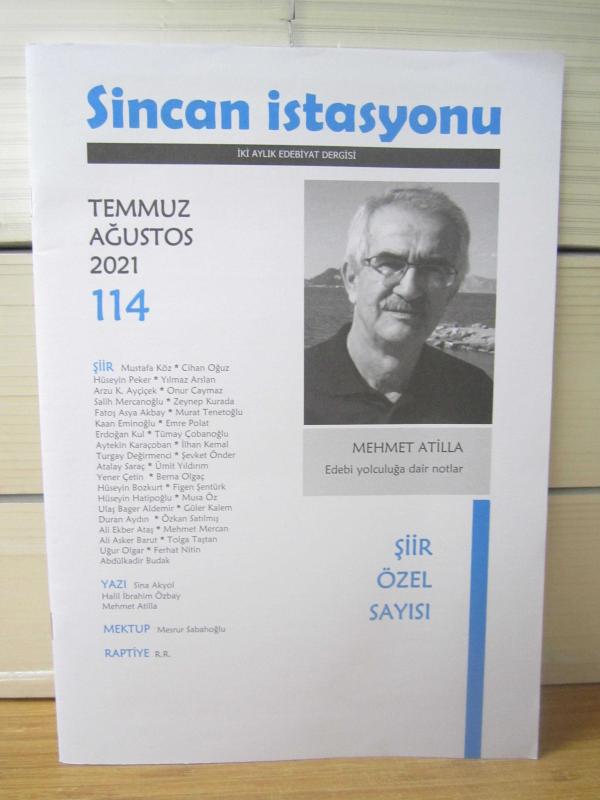 SİNCAN İSTASYONU Dergisi - Sayı 114 - Temmuz Ağustos 2021 [ Şiir Özel Sayısı ]