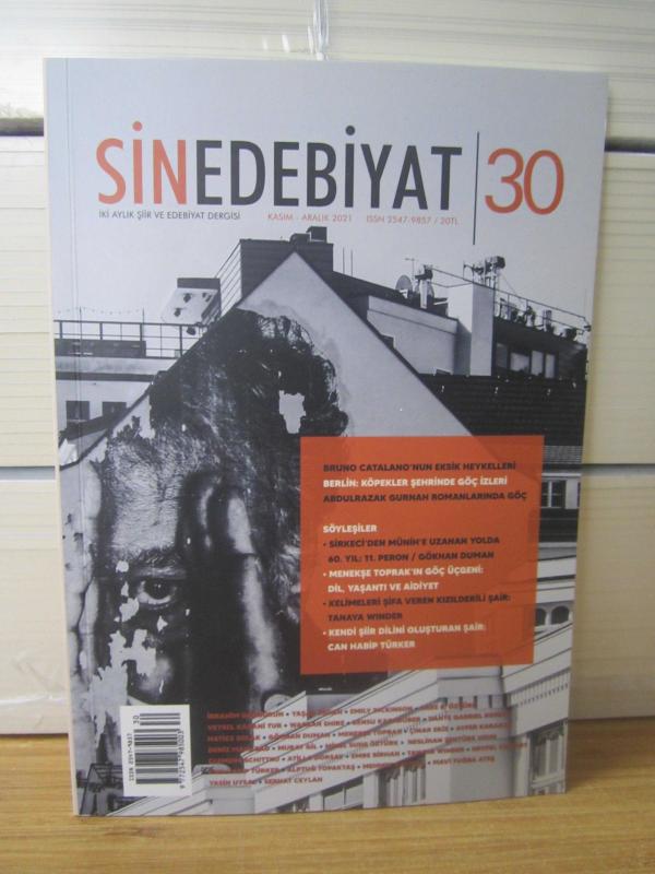 SİNEDEBİYAT İki Aylık Şiir ve Edebiyat Dergisi - Sayı 30 - Kasım Aralık 2021
