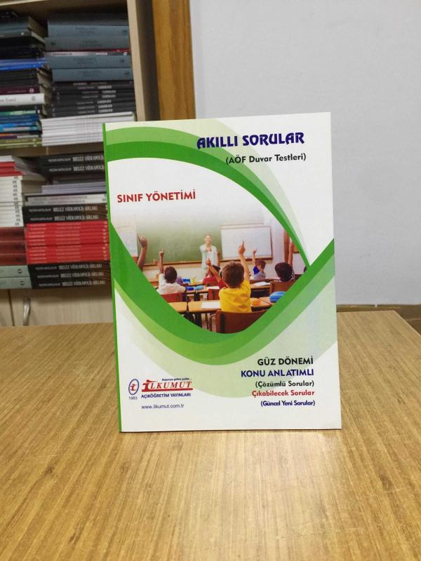 Sınıf Yönetimi Akıllı Sorular AÖF Duvar Testleri / İlkumut Açıköğretim Yayınları