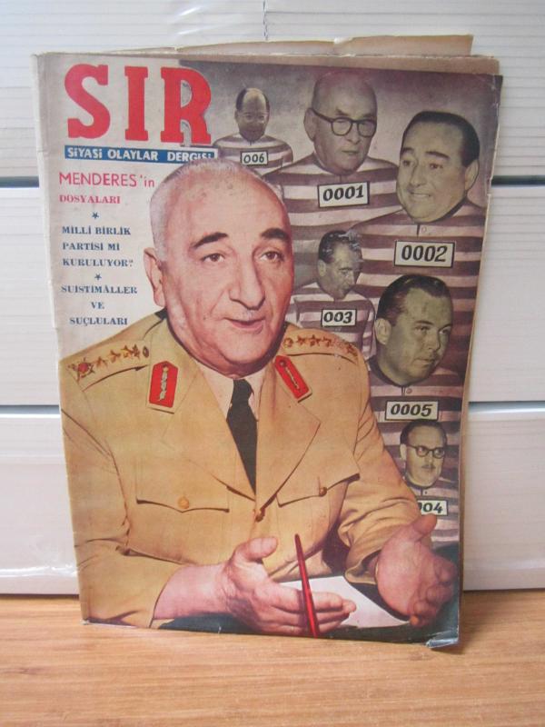 SIR Siyasi Olaylar Dergisi - Yıl 1 Sayı 1 - (21 Haziran 1960) Menderes'in Dosyaları
