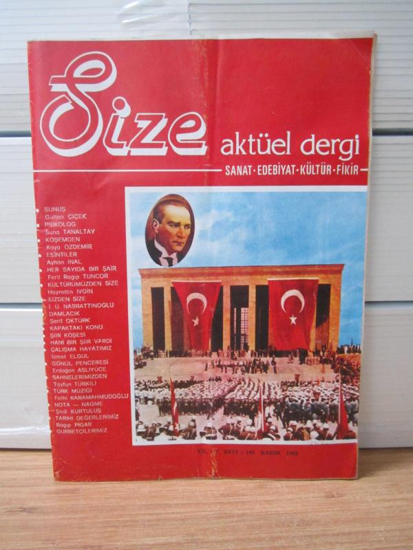 SİZE Aktüel Dergi - Kasım 1985 - Yıl 7 Sayı 145
