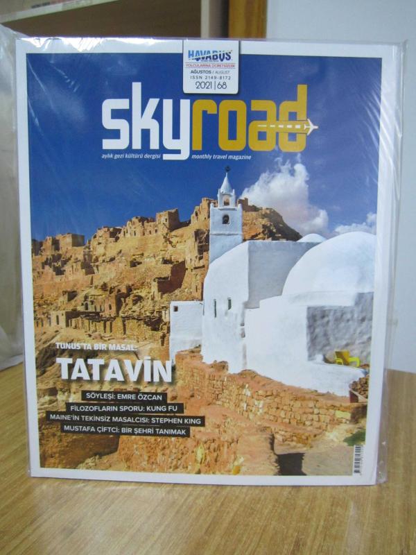SKYROAD Aylık Gezi Kültürü Dergisi - Sayı 68 - Ağustos 2021 - HAVABUS (Ambalajı Açılmamış)