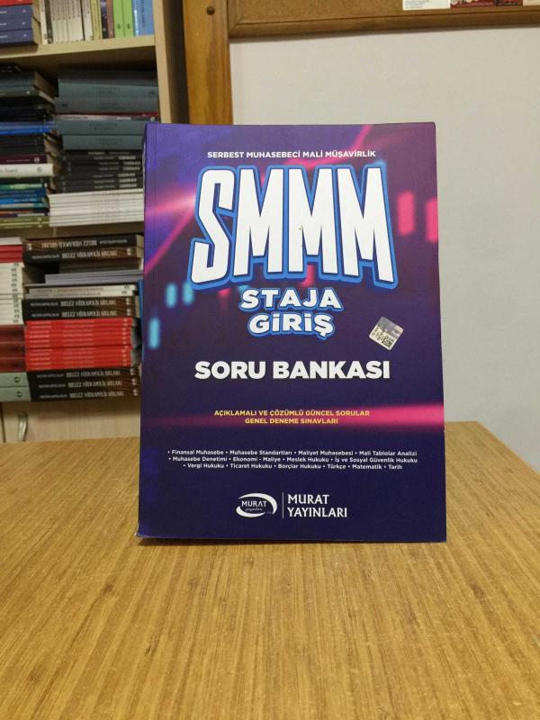 SMMM Staja Giriş Soru Bankası Çözümlü Murat Yayınları