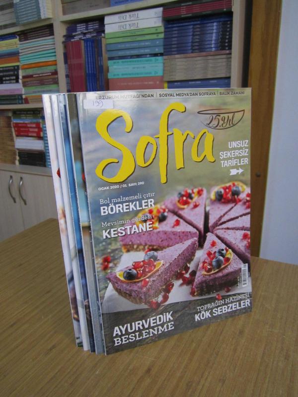 SOFRA Dergisi - 2020-2021 Yılları 6 Sayı TAKIM (Sayılar: 290-291-295-309-310-311)