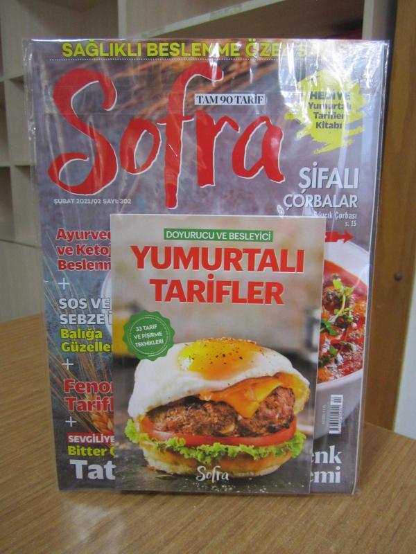 SOFRA Dergisi - Sağlıklı Beslenme Özel Sayısı / Yumurtalı Tarifler Hediye Kitabı ile Birlikte - Şubat 2021