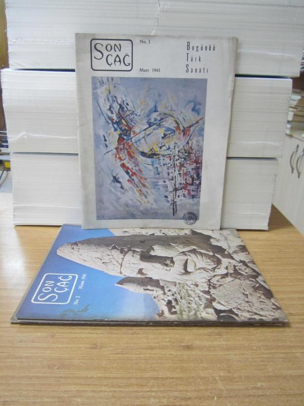 SON ÇAĞ Aylık Kültür Dergisi - İLK 4 SAYI (YIL 1961 MART-NİSAN-MAYIS-HAZİRAN)