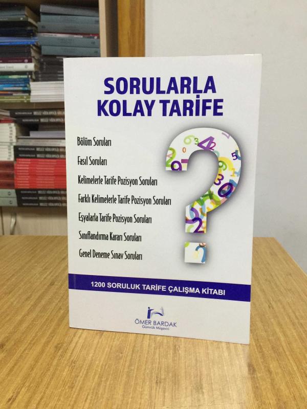 Sorularla Kolay Tarife 1200 Soruluk Tarife Çalışma Kitabı