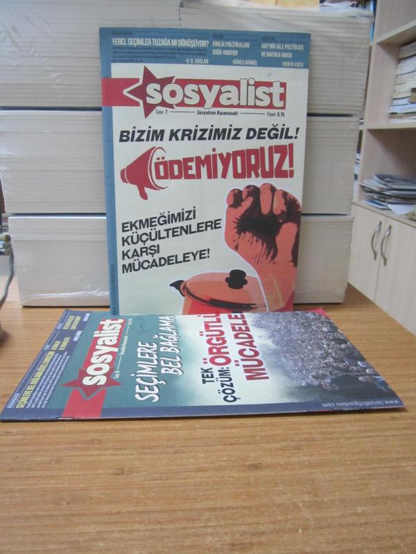 SOSYALİST Aylık Siyasi Dergi - 7.Sayı (Kasım 2018) ve 8.Sayı (Şubat 2019) TAKIM ( Ayşe Şensöz )