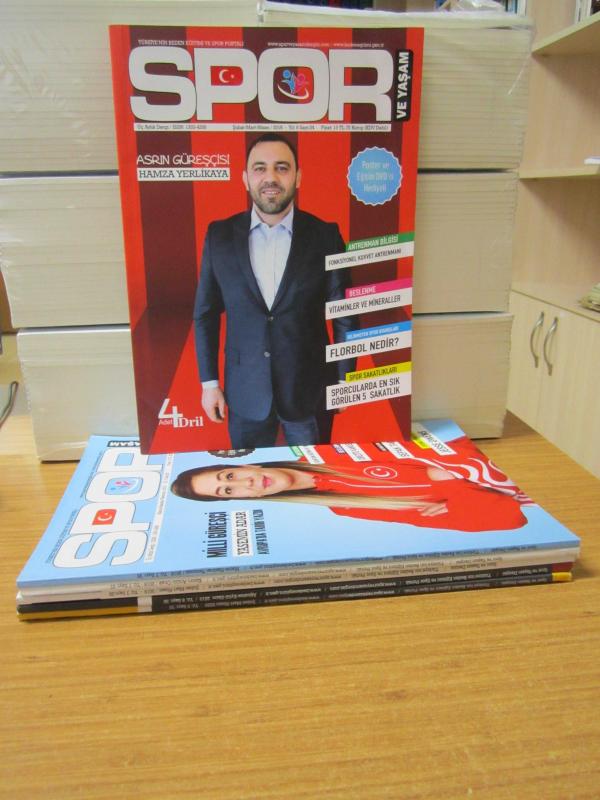 SPOR ve YAŞAM Dergisi - 2018-2019 Yılları 6 Sayı TAKIM (Sayılar: 24-25-27-28-30-32)