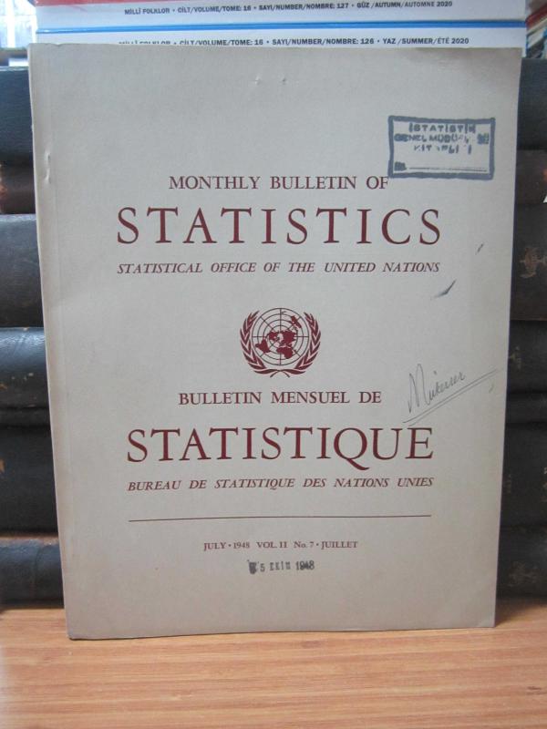 Statistical Office of The United Nations - Monthly Bulletin of Statistics - July 1948 - No 7