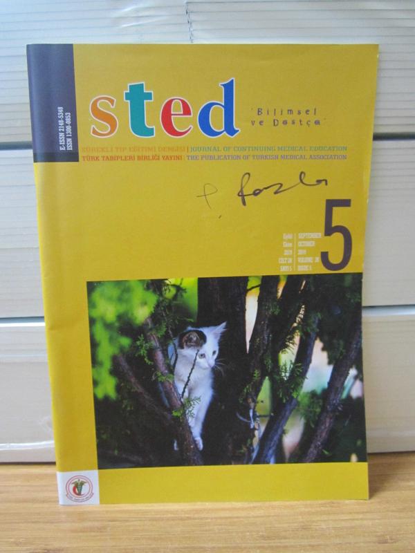 STED Sürekli Tıp Eğitimi Dergisi - Cilt 28 Sayı 5 - Eylül Ekim 2019