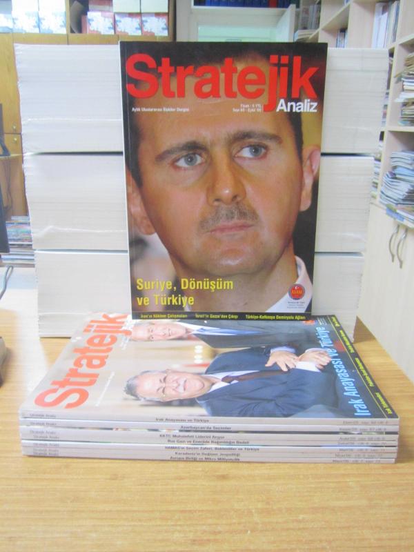 Stratejik Analiz Aylık Uluslararası İlişkiler Dergisi ASAM - (2005-2006) 8 Farklı Sayı TAKIM - Sayılar: 65-66-67-68-70-71-72-73