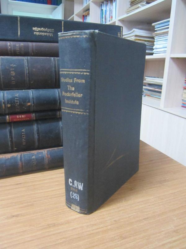 Studies From The Rockefeller Institute For Medical Research - Reprints Volume XXVIII - 1918