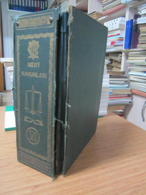 T.C. Mer'i Kanunları - Cilt VI - Nümerik Fihrist Alfabetik Fihrist İçtihatlar Fihristi  1955 - Ciltli