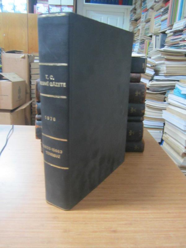 T.C.Resmi Gazete  - 1 Temmuz 1976  Sayı 15633 - 15663 Ciltli