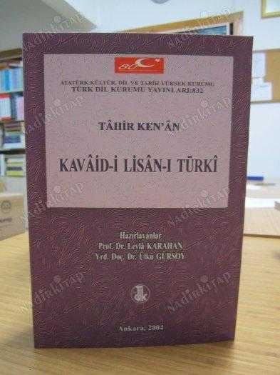 Tahir Kenan Kavaid-i Lisan-ı Türki