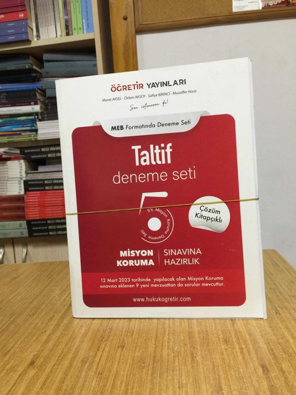 Taltif Misyon Koruma Sınavına Hazırlık Deneme Seti Öğretir Yayınları