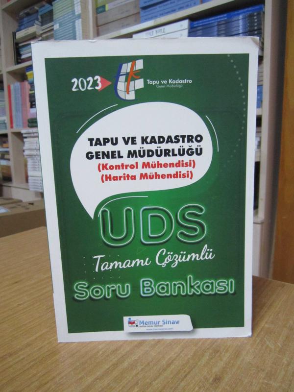 Tapu ve Kadastro Genel Müdürlüğü UDS Kontrol Mühendisi Harita Mühendisi Soru Bankası 2023