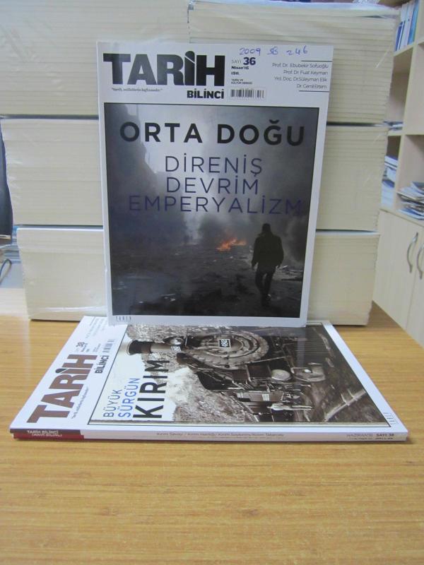 TARİH BİLİNCİ Tarih ve Kültür Dergisi - 2016 Yılı 3 Sayı TAKIM (Sayılar: 36-38-39)