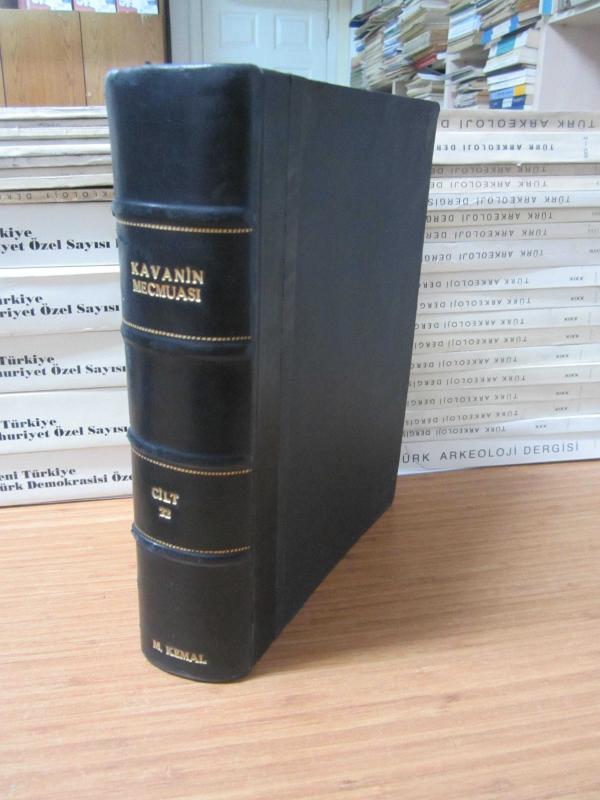 TBMM Kavanin Mecmuası Cilt 18 Devre V İçtima 3 1938 - Ciltli
