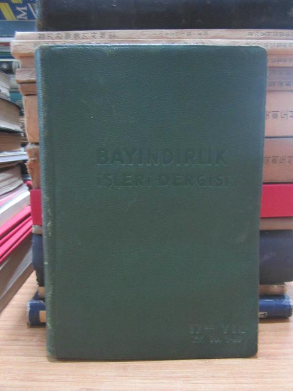 TC Nafıa Vekaleti Bayındırlık İşleri Dergisi - Yıl 7 Sayı 5 1940 - Ciltli